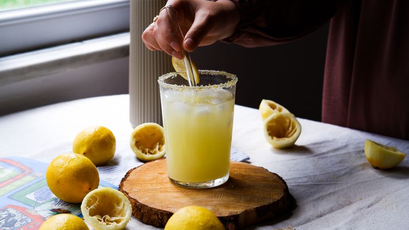 Lavender Lemonade fresh house-made drink