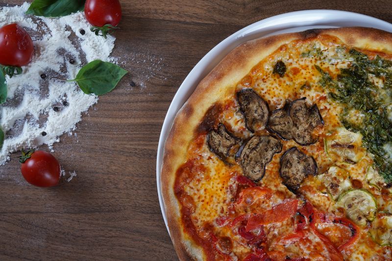 Veggie supreme pizza promotion